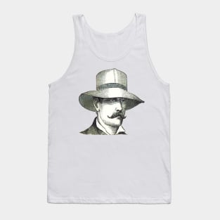 Man with Panama hat Tank Top